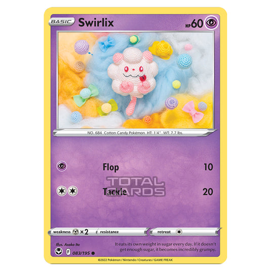 Pokemon - Sword & Shield - Silver Tempest - Swirlix - 83/195