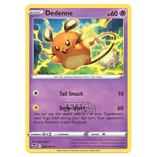 Pokemon - Sword & Shield - Silver Tempest - Dedenne - 85/195