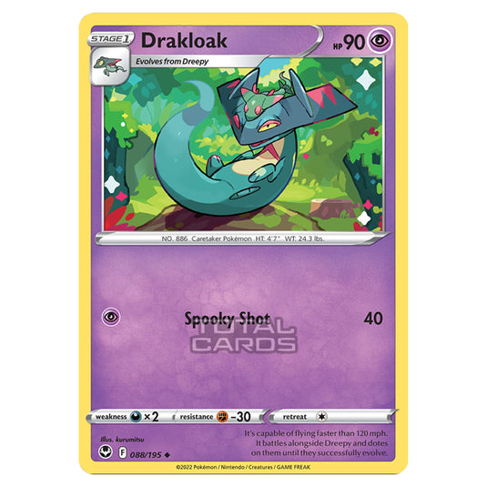 Pokemon - Sword & Shield - Silver Tempest - Drakloak - 88/195