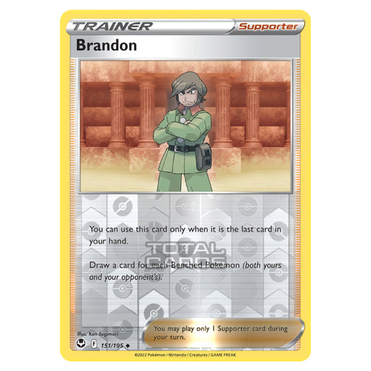 Pokemon - Sword & Shield - Silver Tempest - Brandon - 151/195 - (Reverse Holo)