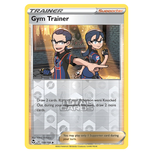 Pokemon - Sword & Shield - Silver Tempest - Gym Trainer - 158/195 - (Reverse Holo)