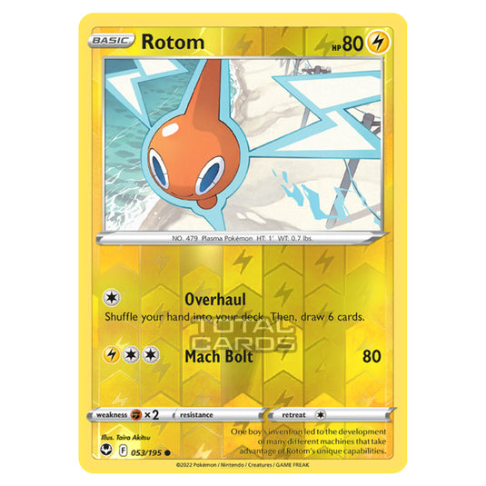 Pokemon - Sword & Shield - Silver Tempest - Rotom - 53/195 - (Reverse Holo)