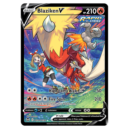 Pokemon - Sword & Shield - Silver Tempest Trainer Gallery - Blaziken V - TG14/30