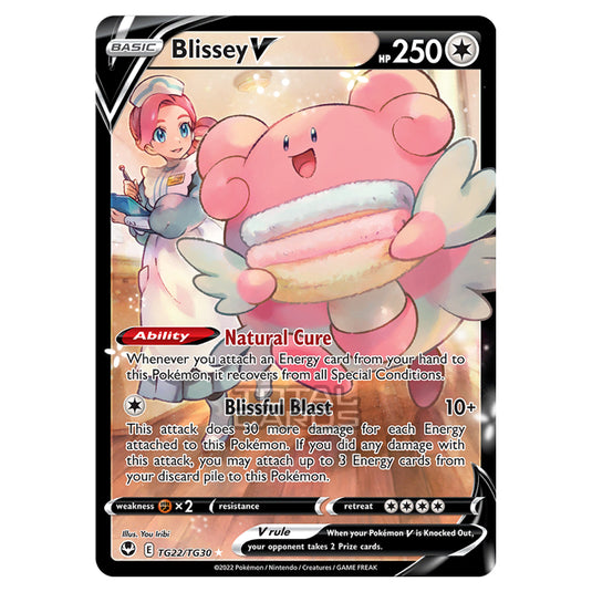 Pokemon - Sword & Shield - Silver Tempest Trainer Gallery - Blissey V - TG22/30