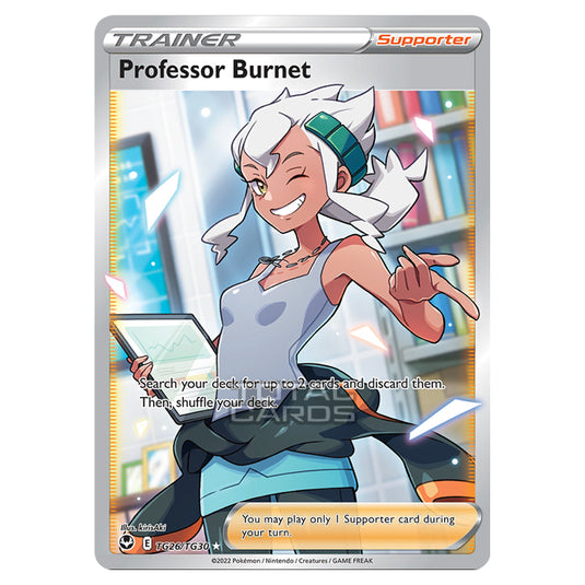 Pokemon - Sword & Shield - Silver Tempest Trainer Gallery - Professor Burnet - TG26/30