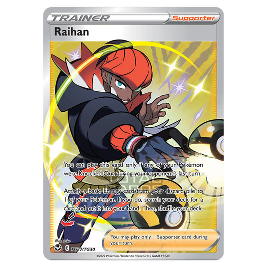 Pokemon - Sword & Shield - Silver Tempest Trainer Gallery - Raihan - TG27/30