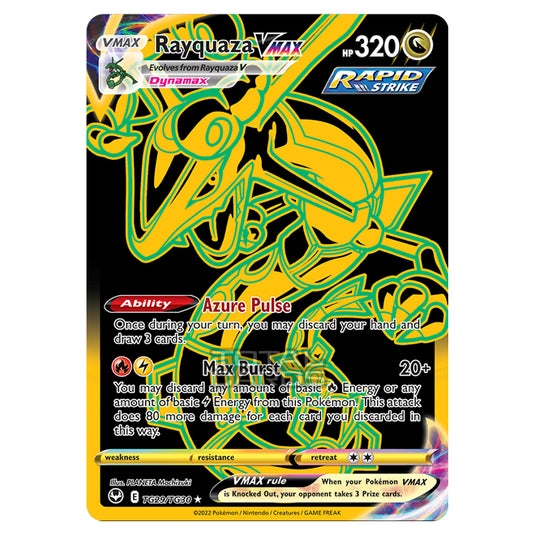Pokemon - Sword & Shield - Silver Tempest Trainer Gallery - Rayquaza VMAX - TG29/30