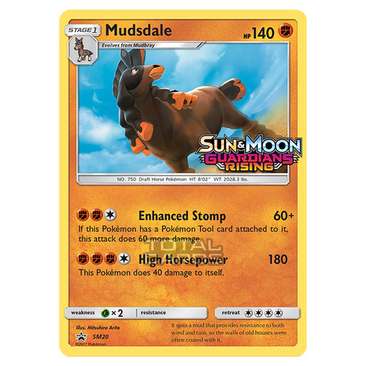 Pokemon - Sun & Moon - SM Black Star Promos - Mudsdale - SM20