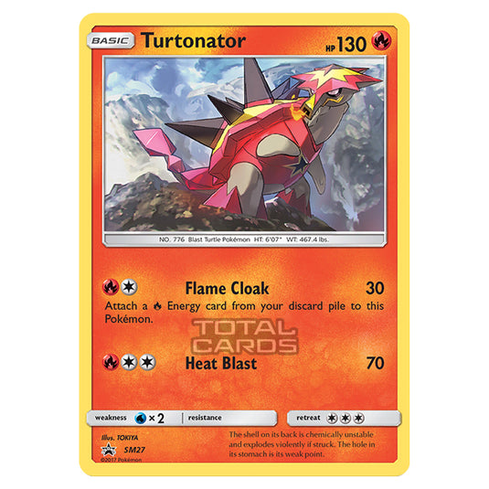 Pokemon - Sun & Moon - SM Black Star Promos - Turtonator - SM27