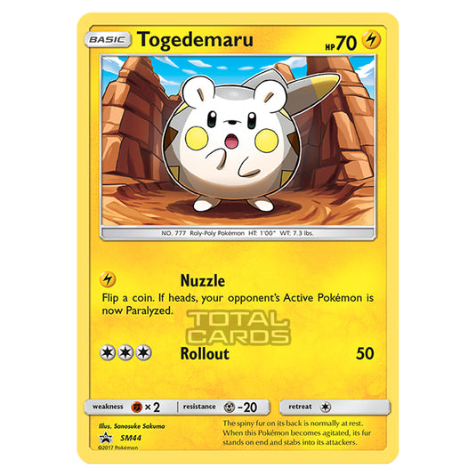 Pokemon - Sun & Moon - SM Black Star Promos - Togedemaru - SM44