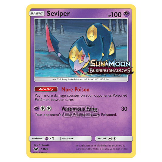 Pokemon - Sun & Moon - SM Black Star Promos - Seviper - SM46