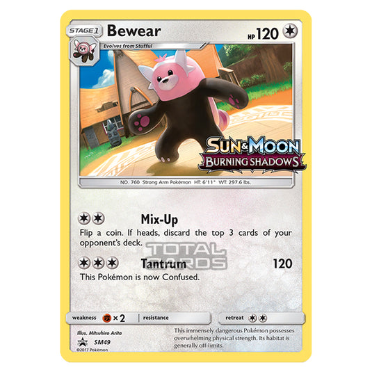 Pokemon - Sun & Moon - SM Black Star Promos - Bewear - SM49