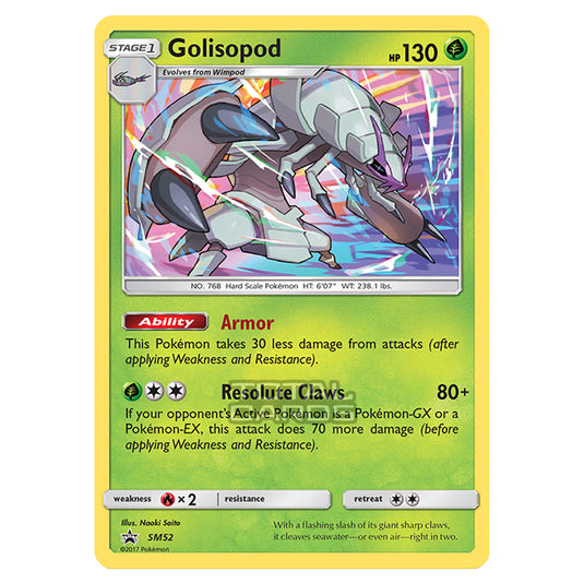 Pokemon - Sun & Moon - SM Black Star Promos - Golisopod - SM52