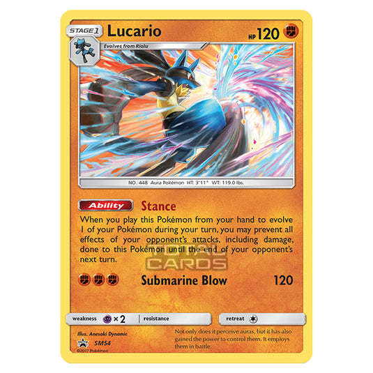 Pokemon - Sun & Moon - SM Black Star Promos - Lucario - SM54