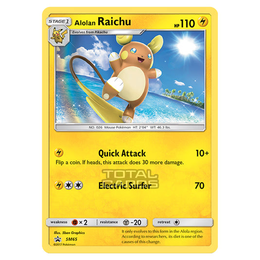 Pokemon - Sun & Moon - SM Black Star Promos - Alolan Raichu - SM65