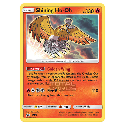 Pokemon - Sun & Moon - SM Black Star Promos - Shining Ho-Oh - SM70