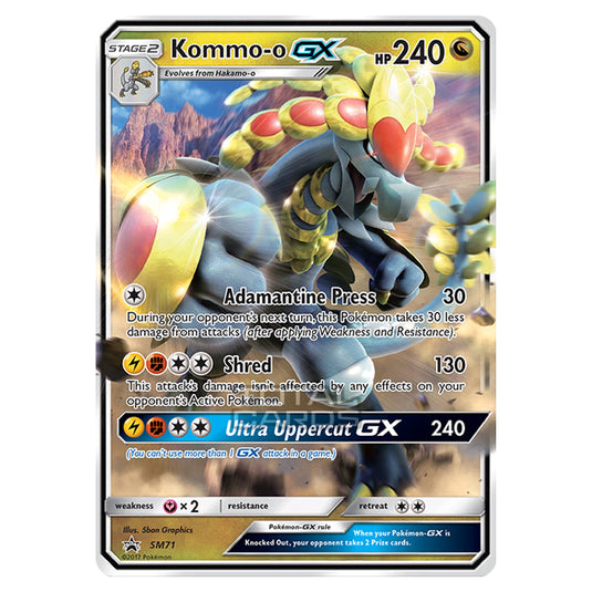 Pokemon - Sun & Moon - SM Black Star Promos - Kommo-o GX - SM71