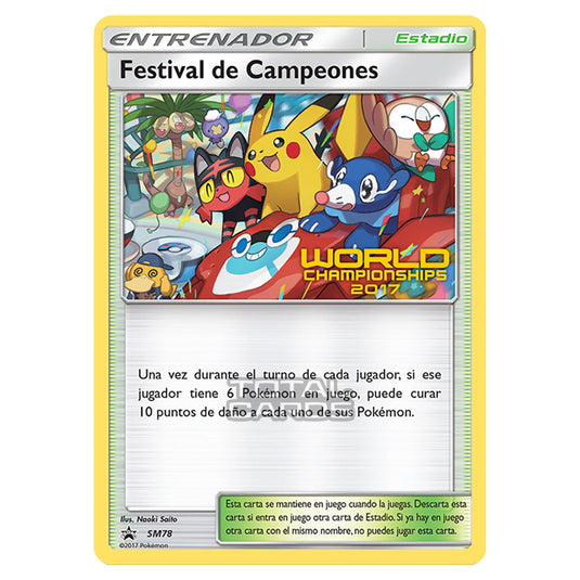 Pokemon - Sun & Moon - SM Black Star Promos - Champions Festival - SM78