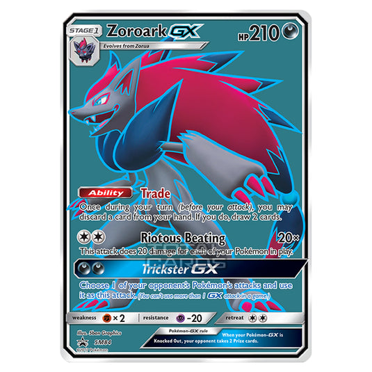 Pokemon - Sun & Moon - SM Black Star Promos - Zoroark GX - SM84