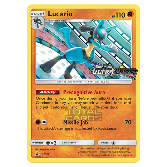 Pokemon - Sun & Moon - SM Black Star Promos - Lucario - SM95