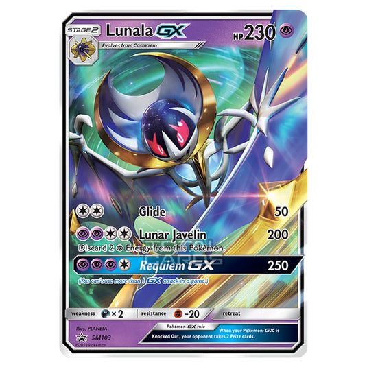 Pokemon - Sun & Moon - SM Black Star Promos - Lunala GX - SM103