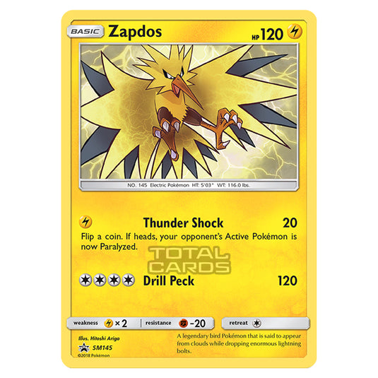 Pokemon - Sun & Moon - SM Black Star Promos - Zapdos - SM145