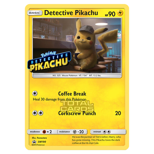 Pokemon - Sun & Moon - SM Black Star Promos - Detective Pikachu - SM190