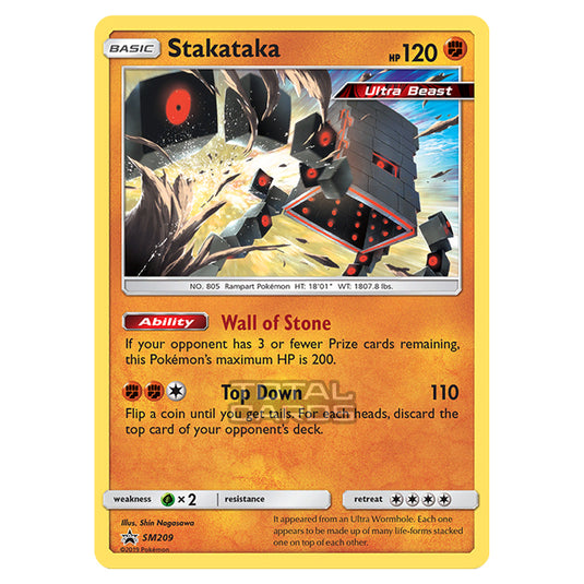 Pokemon - Sun & Moon - SM Black Star Promos - Stakataka - SM209