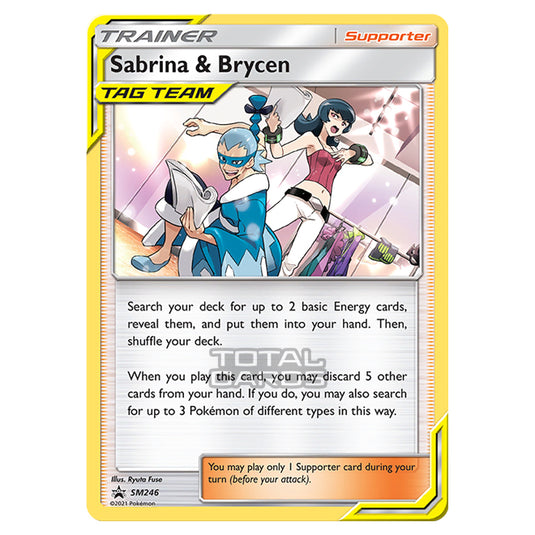 Pokemon - Sun & Moon - SM Black Star Promos - Sabrina & Brycen - SM246