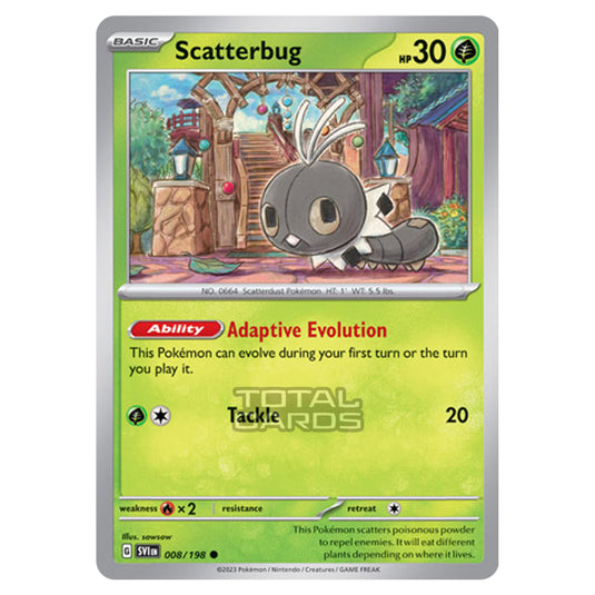 Pokemon - Scarlet & Violet - Base Set - Scatterbug - 008/198