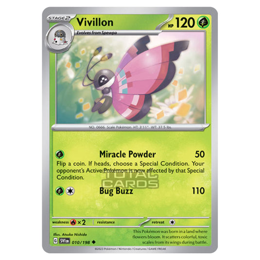 Pokemon - Scarlet & Violet - Base Set - Vivillon - 010/198