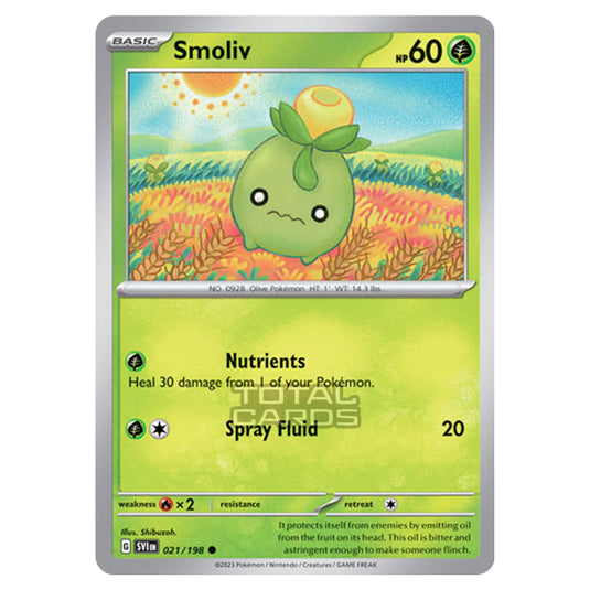 Pokemon - Scarlet & Violet - Base Set - Smoliv - 021/198