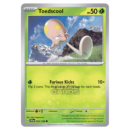 Pokemon - Scarlet & Violet - Base Set - Toedscool - 024/198