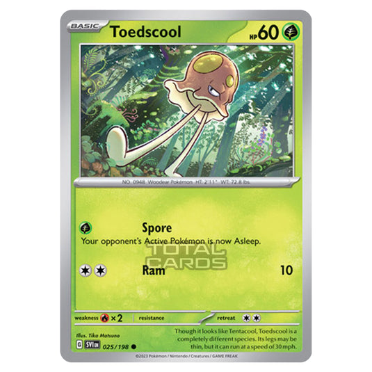 Pokemon - Scarlet & Violet - Base Set - Toedscool - 025/198