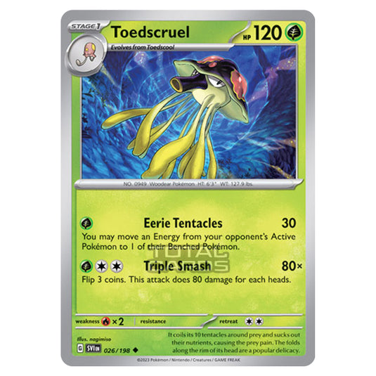 Pokemon - Scarlet & Violet - Base Set - Toedscruel - 026/198