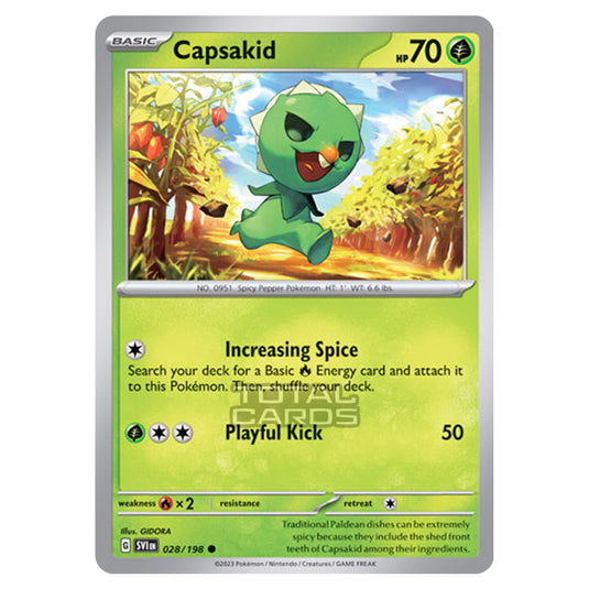 Pokemon - Scarlet & Violet - Base Set - Capsakid - 028/198