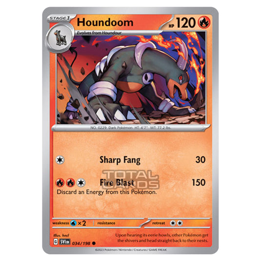 Pokemon - Scarlet & Violet - Base Set - Houndoom - 034/198