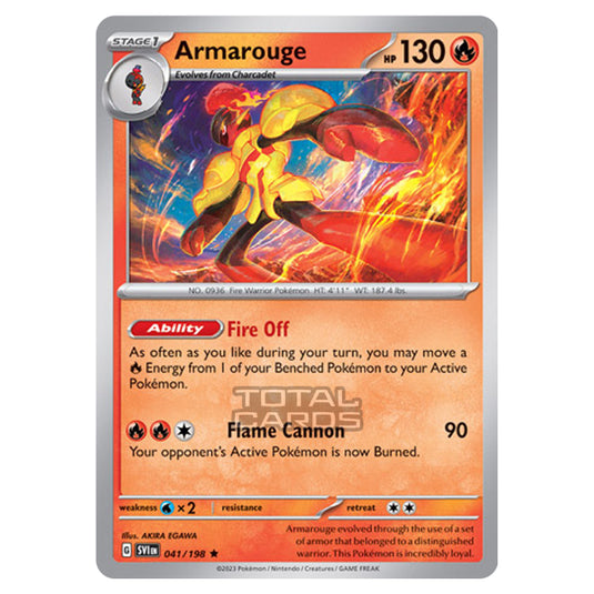 Pokemon - Scarlet & Violet - Base Set - Armarouge - 041/198