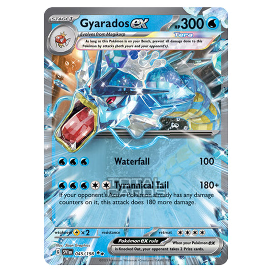 Pokemon - Scarlet & Violet - Base Set - Gyarados ex - 045/198