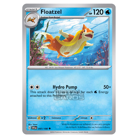 Pokemon - Scarlet & Violet - Base Set - Floatzel - 047/198