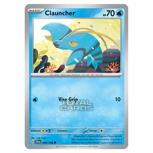 Pokemon - Scarlet & Violet - Base Set - Clauncher - 049/198