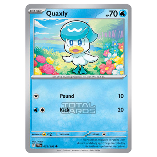 Pokemon - Scarlet & Violet - Base Set - Quaxly - 052/198