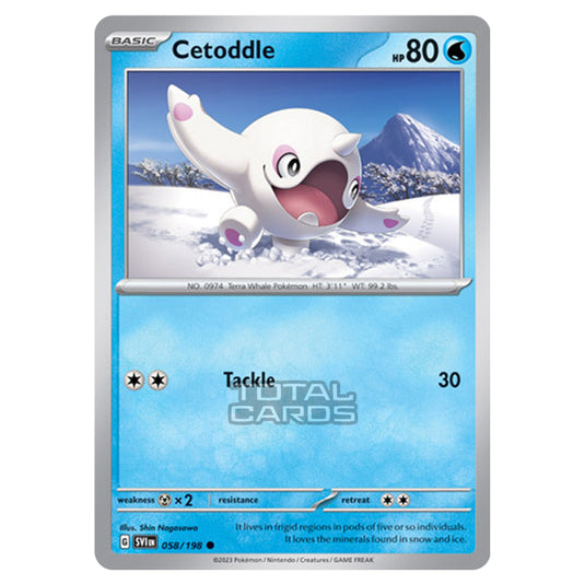 Pokemon - Scarlet & Violet - Base Set - Cetoddle - 058/198