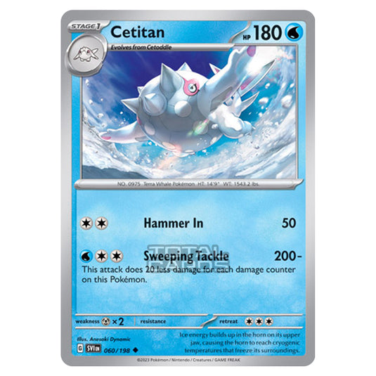 Pokemon - Scarlet & Violet - Base Set - Cetitan - 060/198