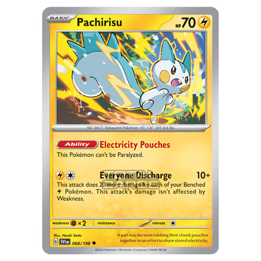 Pokemon - Scarlet & Violet - Base Set - Pachirisu - 068/198