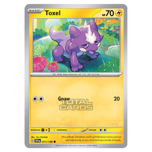 Pokemon - Scarlet & Violet - Base Set - Toxel - 071/198