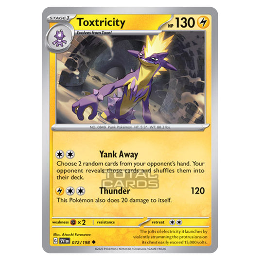 Pokemon - Scarlet & Violet - Base Set - Toxtricity - 072/198