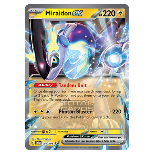 Pokemon - Scarlet & Violet - Base Set - Miraidon ex - 081/198