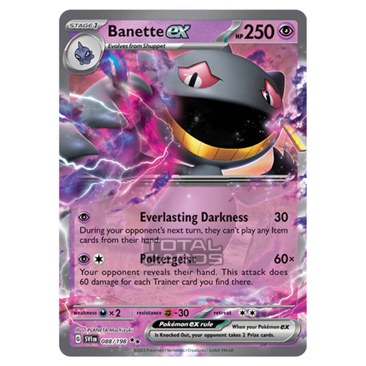 Pokemon - Scarlet & Violet - Base Set - Banette ex - 088/198