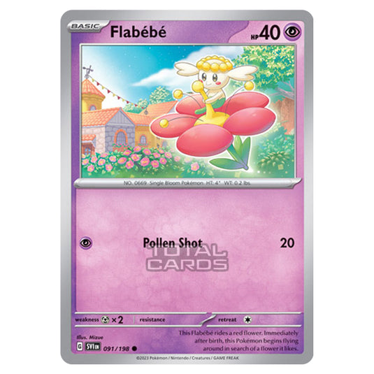 Pokemon - Scarlet & Violet - Base Set - Flabébé - 091/198